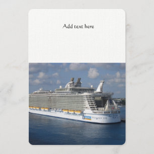 Invitation de mariage en croisière