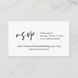 Invitation de mariage en ligne RSVP, carte à thème