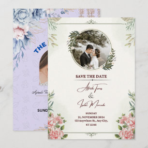 Invitation de mariage enchantée