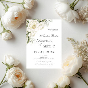 Invitation de mariage espagnole élégante