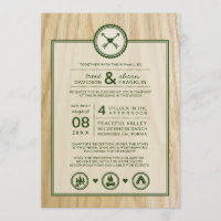 Invitation de Mariage et de flamping