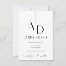 Invitation de mariage Ethereal Harmony