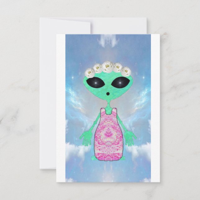 Invitation de mariage extraterrestre  (Devant)