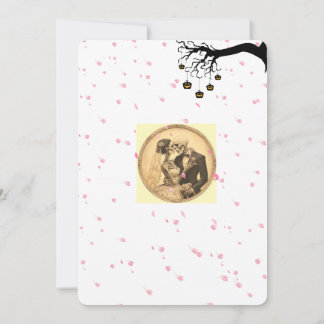 Invitation de mariage Halloween