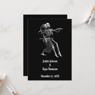 Invitation de mariage Halloween