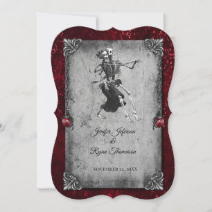 Invitation de mariage Halloween
