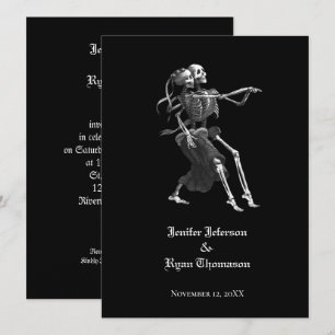 Invitation de mariage Halloween