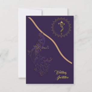 Invitation de mariage hindou indien