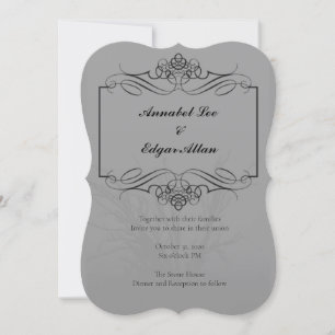 Invitation de mariage inspirée par Poe