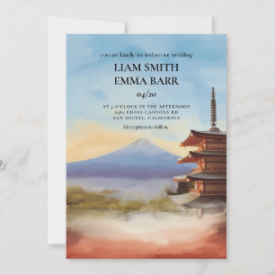 Invitation de mariage japonais Tokyo