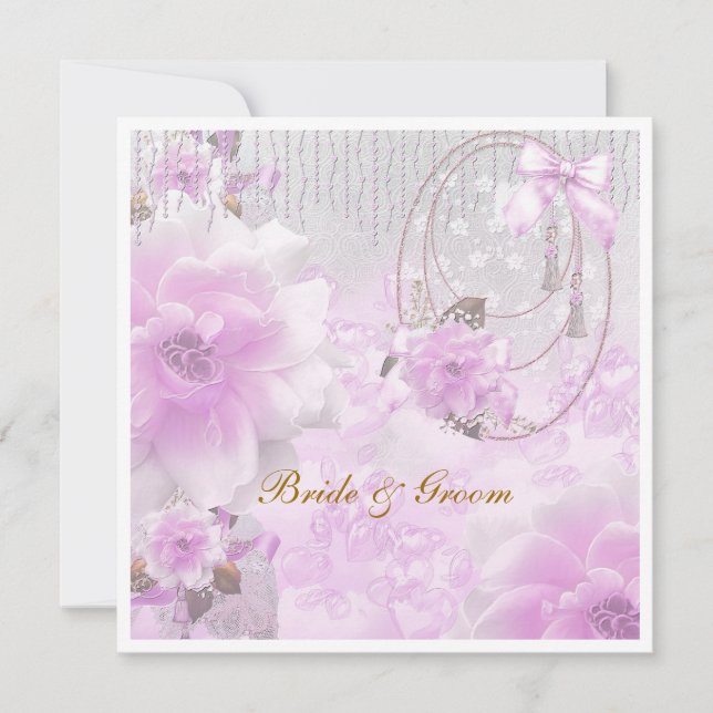 Invitation de mariage la plus populaire et élégant (Devant)