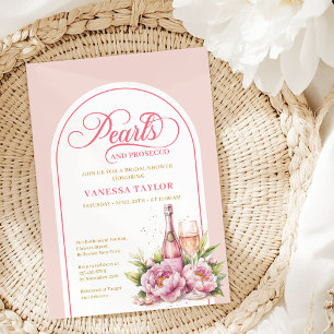 Invitation de mariage moderne aquarelle rose et or