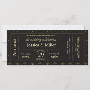 Invitation de mariage moderne minimaliste sur le m