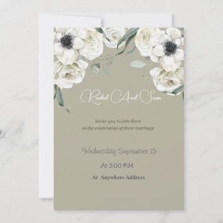 Invitation de Mariage modifiable