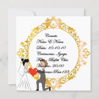 invitation de mariage noivinhos