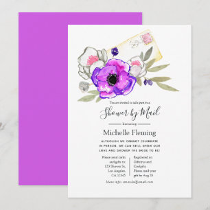 Invitation de mariage ou de baby shower par courri