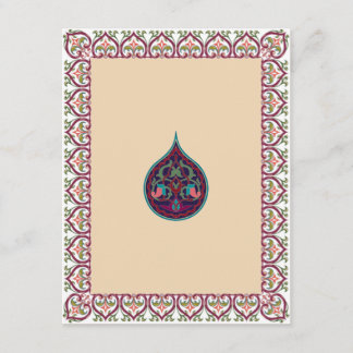 Invitation de mariage ou de Mehndi hindou musulman