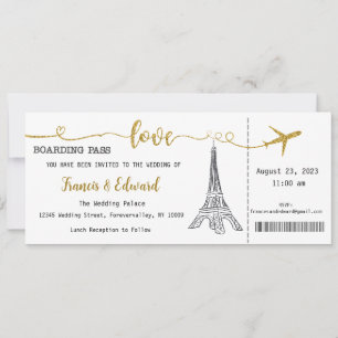 Invitation de mariage, Papeterie de mariage, Amour