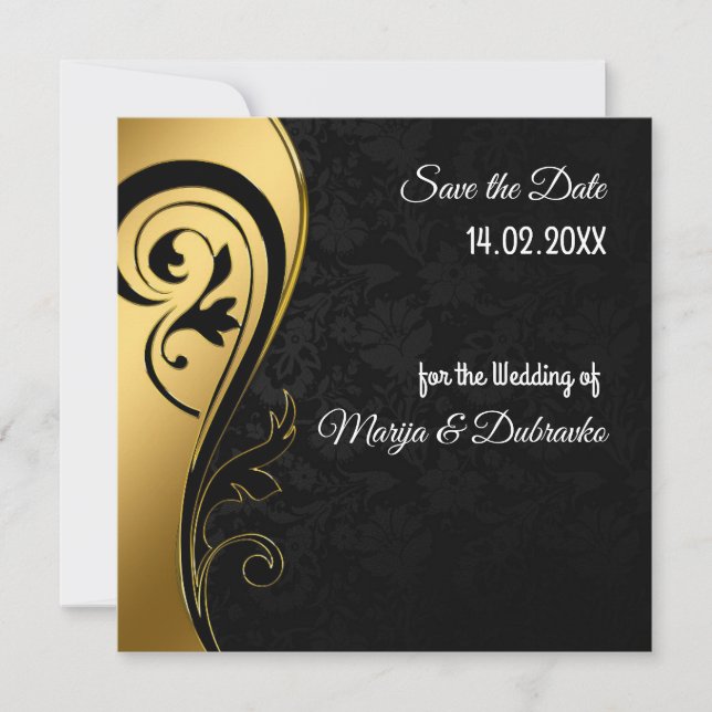 Invitation de mariage personnalisée (Devant)