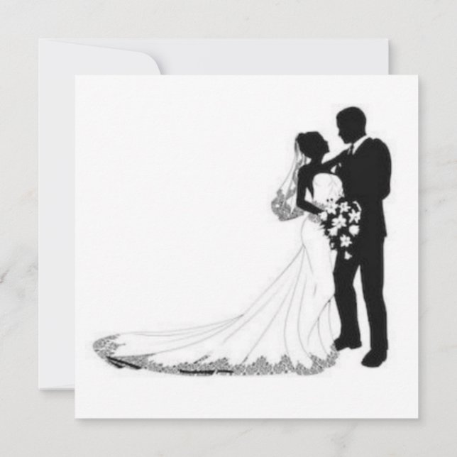 Invitation de mariage personnalisée (Dos)