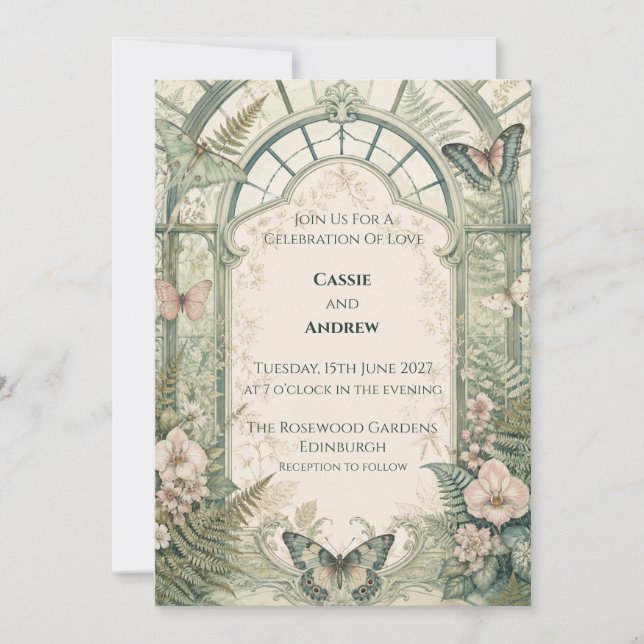 Invitation de mariage personnalisée (Devant)