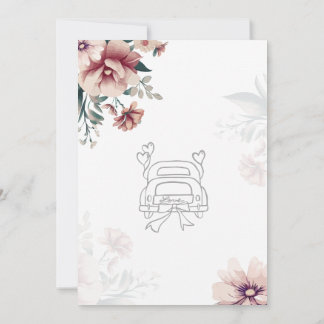 Invitation de mariage personnalisée élégante