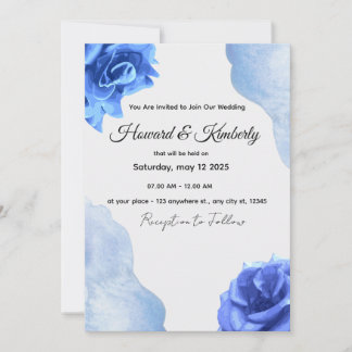 Invitation de mariage personnalisée" "Invitation