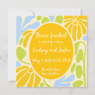 Invitation de mariage personnalisée Style rétro