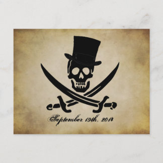 Invitation de mariage pirate