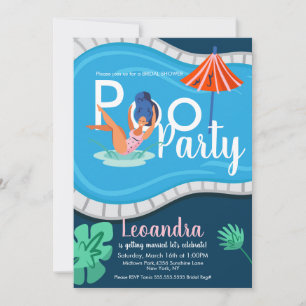 Invitation de mariage pour adultes avec fête au bo