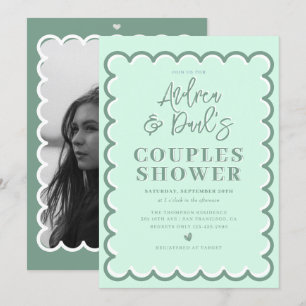 Invitation de mariage rétro pour couples