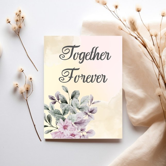 Invitation de mariage rose et jaune clair Ensemble (Créateur téléchargé)