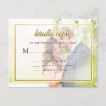 Invitation de mariage RSVP