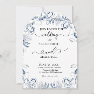 Invitation de mariage Sea Beach  Destination côtiè