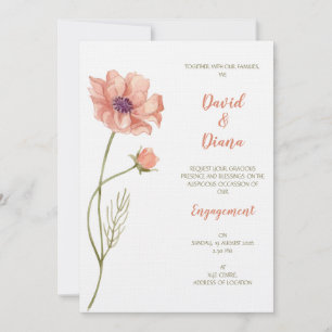 Invitation de mariage simple