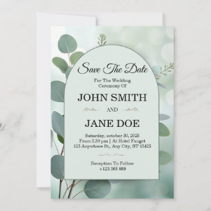 Invitation de mariage simple et élégante