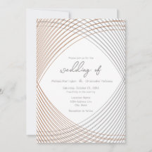 Invitation de mariage simple et élégante