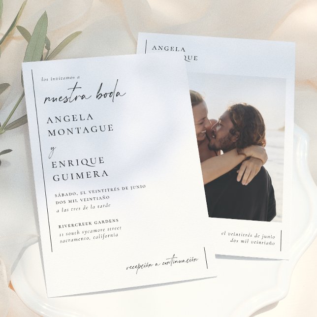 Invitation de Mariage Simple et Moderne (Créateur téléchargé)