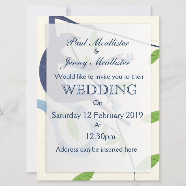 Invitation de mariage Sri Lanka (Devant)