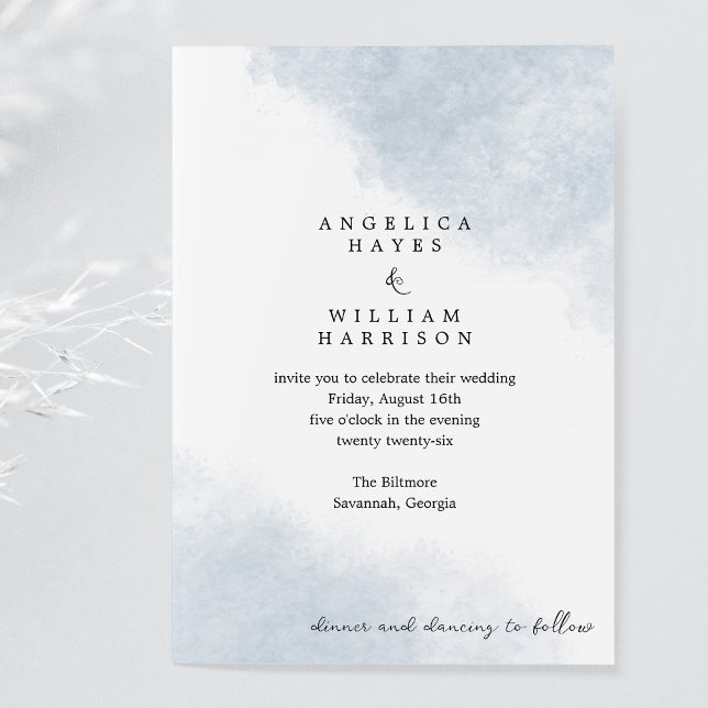 INVITATION DE MARIAGE SUR LA PLAGE EN COULEUR D'EA (Créateur téléchargé)