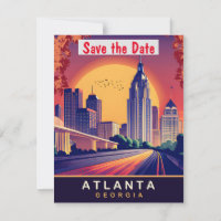 Invitation de mariage sur la route de la skyline d
