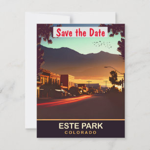 Invitation de mariage sur la route de montagne Est