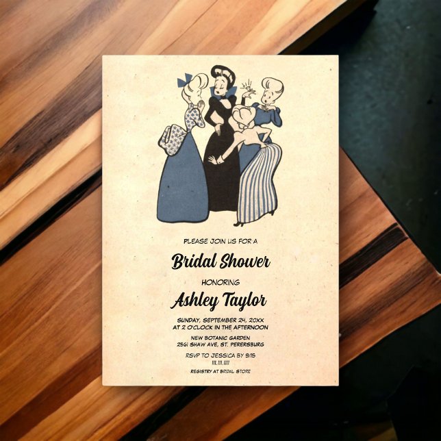 Invitation de mariage sur le thème de la bande des (Créateur téléchargé)