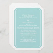 Invitation de mariage tout simplement élégant