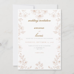 Invitation de mariage traditionnelle norvégienne R