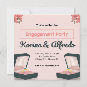 invitation de mariage unique