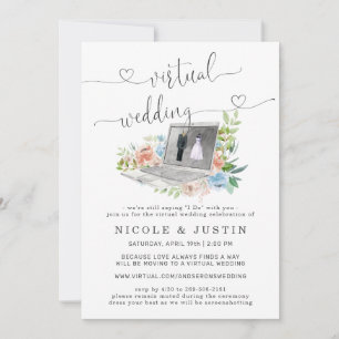 Invitation de mariage virtuelle   Ordinateur porta