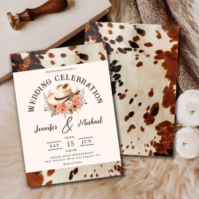 Invitation de mariage western  (Créateur téléchargé)