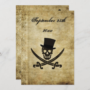 Invitation de Mariages pirates