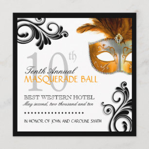 Invitation de mascarade
